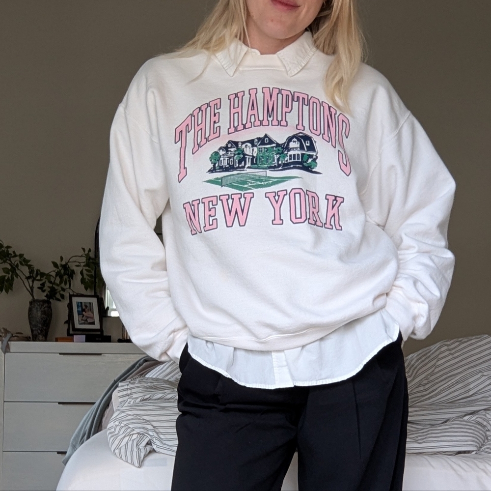 Unisex Vintage Sweatshirt White